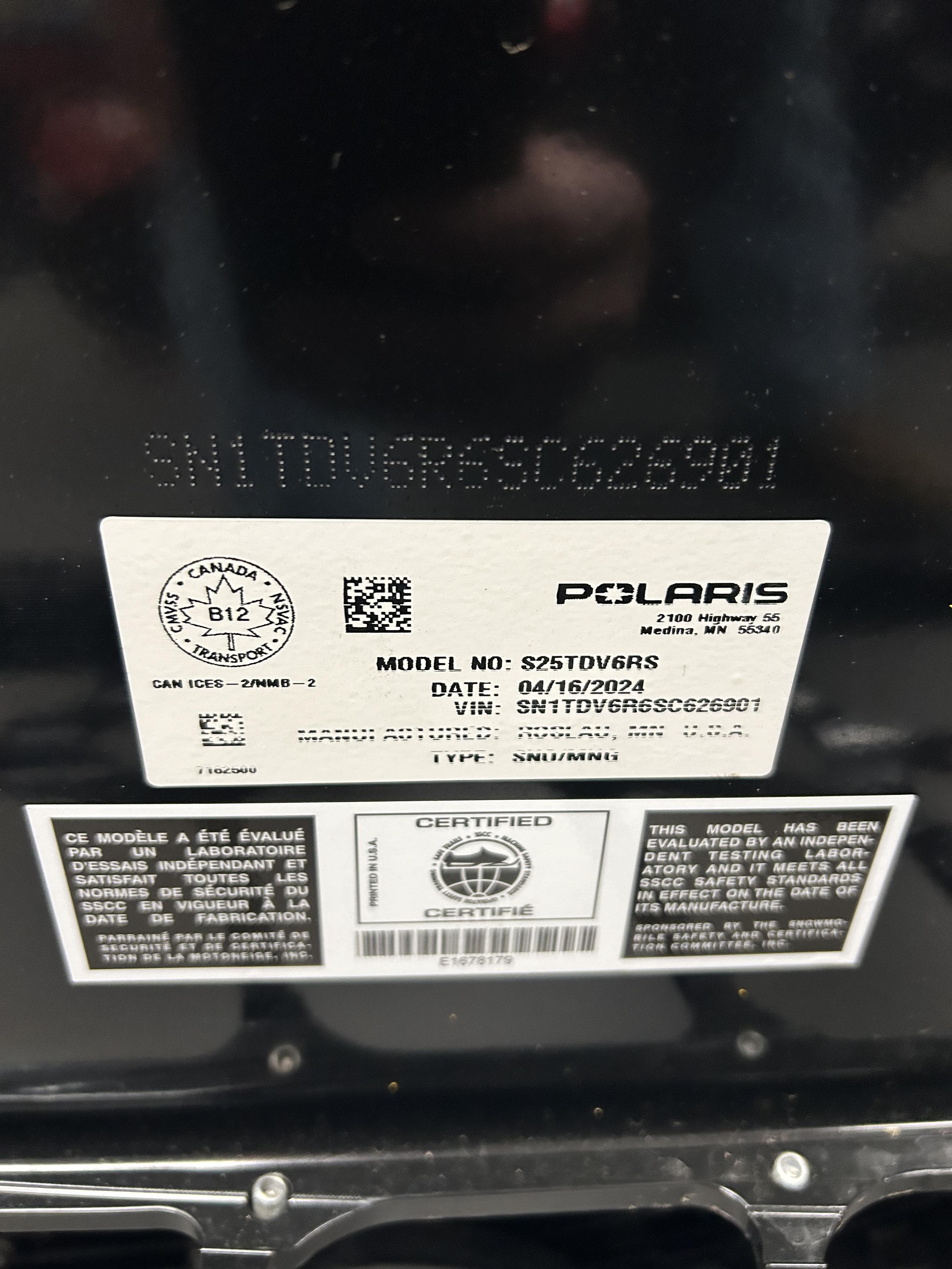 2025 Polaris Indy 650 VR1 137 / S25TDV6RS - Photo 7